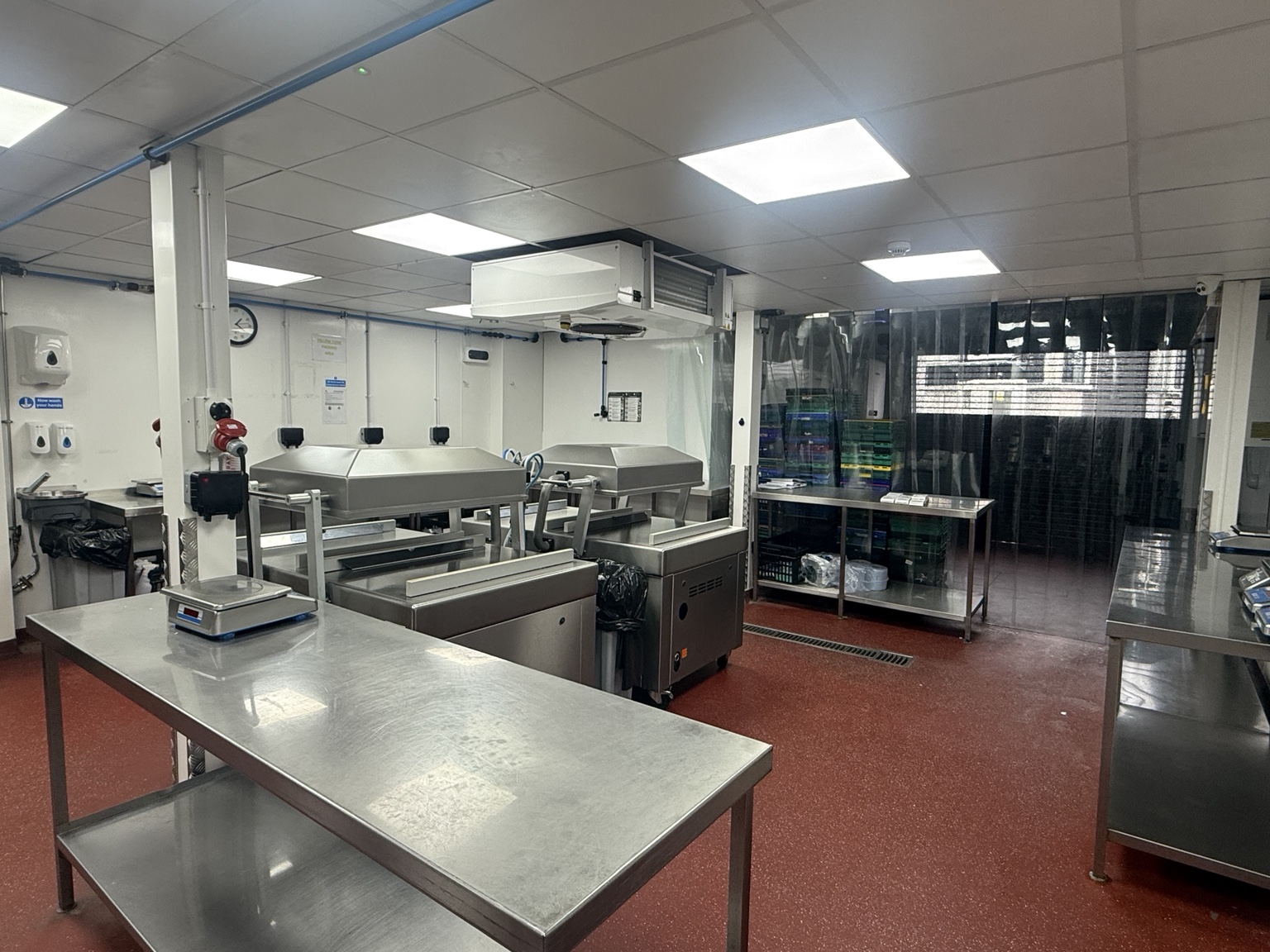 Packing room at WGR Foods